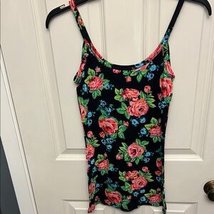 OP Black Floral Camisole Top